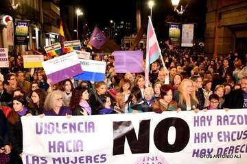 Telde se suma a la manifestación por la Igualdad (Foto Antonio Alí y TA)
